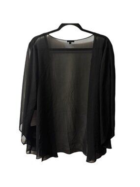 MARINA Sheer Open Front Topper Cardigan 14 Boho Witchy Modest Goth Fairycore Top